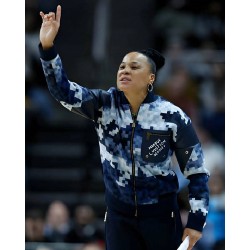 Dawn Staley Blue Camo Jacket